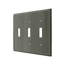 Deltana SWP4763 Triple Standard Switch Plate - 4 1/2'' x 6 1/2'' - Stellar Hardware and Bath