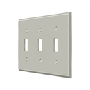 Deltana SWP4763 Triple Standard Switch Plate - 4 1/2'' x 6 1/2'' - Stellar Hardware and Bath