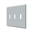 Deltana SWP4763 Triple Standard Switch Plate - 4 1/2'' x 6 1/2'' - Stellar Hardware and Bath