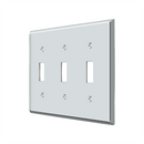 Deltana SWP4763 Triple Standard Switch Plate - 4 1/2'' x 6 1/2'' - Stellar Hardware and Bath