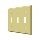 Deltana SWP4763 Triple Standard Switch Plate - 4 1/2'' x 6 1/2'' - Stellar Hardware and Bath