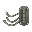 Deltana TSH40 Triple Swivel Garment Hook - 4'' - Stellar Hardware and Bath