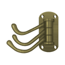 Deltana TSH40 Triple Swivel Garment Hook - 4'' - Stellar Hardware and Bath