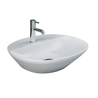 Barclay Variant Oval Above Counter Basin with Faucet Hole 5