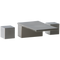 Artos F402-5 - Milan 3-Hole Deck Mount Tub Filler Square - Stellar Hardware and Bath 