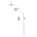Artos Opera Thermostatic Shower Trim Kit with Wall & Ceiling Mount Shower Head, Hand Shower