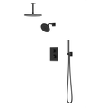 Artos Otella Thermostatic Shower Trim Kit with Wall & Ceiling Mount Shower Head, Hand Shower