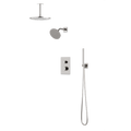 Artos Otella Thermostatic Shower Trim Kit with Wall & Ceiling Mount Shower Head, Hand Shower