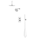Artos Otella Thermostatic Shower Trim Kit with Wall & Ceiling Mount Shower Head, Hand Shower