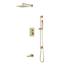 Artos Opera Thermostatic Shower Trim Kit with Hand Shower on Slide Bar, Tub Filler