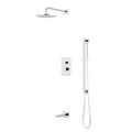 Artos Otella Thermostatic Shower Trim Kit with Hand Shower on Slide Bar, Tub Filler