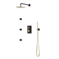 Artos Otella Thermostatic Shower Trim Kit with Hand Shower, Body Jets