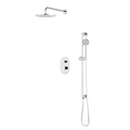 Artos Opera Thermostatic Shower Trim Kit with Hand Shower on Slide Bar
