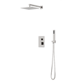 Artos Edge Thermostatic Shower Trim Kit with Wall Mount Shower Head, Hand Shower