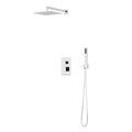 Artos Edge Thermostatic Shower Trim Kit with Wall Mount Shower Head, Hand Shower