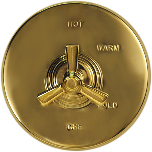 Seaport - 3-804TR 3/4" Round Thermostatic Trim Plate with Handle - Stellar Hardware and Bath 