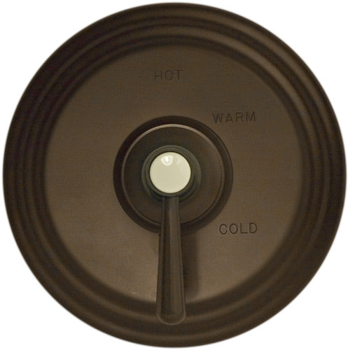 Anise - 3-873TR 1/2" Round Thermostatic Trim Plate with Handle - Stellar Hardware and Bath 