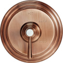 Astaire - 3-1663TR 1/2" Round Thermostatic Trim Plate with Handle - Stellar Hardware and Bath 