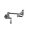 17 3/4" Wall Mount Pot Filler with Black Ceramic Lever - Stellar Hardware and Bath 