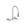 Wall Mount Pull-Off Spray with 10" Swivel Spout with White Ceramic Lever - Stellar Hardware and Bath 