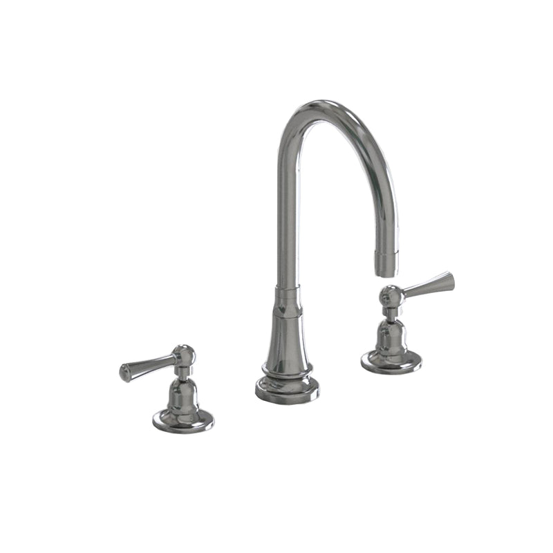 Deck Mount 7" Swivel Bar Faucet Spout with Metal Lever - Stellar Hardware and Bath 