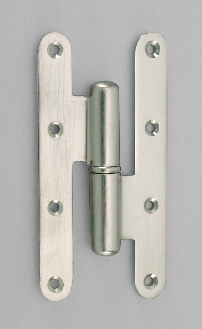 1052R HINGE ROUND CORNER, SOLID BRASS 4.33 X 2.25 - Stellar Hardware and Bath 