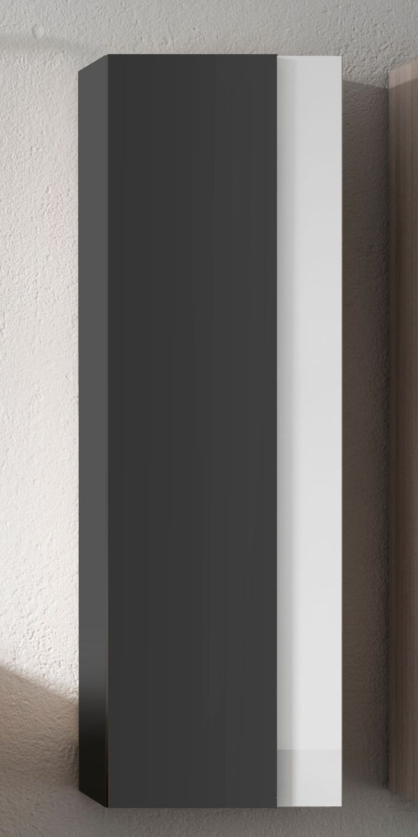 Lucena Bath grey and white Vision Tall Unit - Stellar Hardware and Bath 