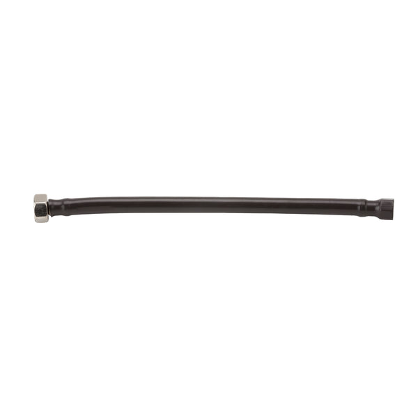 JACLO Flex Brunette (BRUN) Decorative Cover Stainless Steel Flexible Braided 3/8" O.D. x 1/2" IPS - 12" Faucet Supply Line with Metal Nut - Stellar Hardware and Bath 