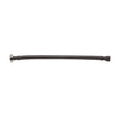 JACLO Flex Brunette (BRUN) Decorative Cover Stainless Steel Flexible Braided 3/8" O.D. x 1/2" IPS - 16" Faucet Supply Line with Metal Nut - Stellar Hardware and Bath 