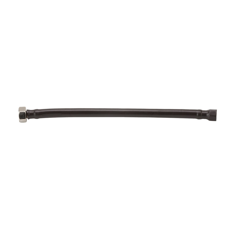 JACLO Flex Brunette (BRUN) Decorative Cover Stainless Steel Flexible Braided 3/8" O.D. x 1/2" IPS - 16" Faucet Supply Line with Metal Nut - Stellar Hardware and Bath 