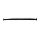 JACLO Flex Black (BLAK) Decorative Cover Stainless Steel Flexible Braided 3/8" O.D. x 1/2" IPS - 20" Faucet Supply Line with Metal Nut - Stellar Hardware and Bath 