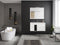 Lucena Bath 32" White and Black Cristal Vanity - Stellar Hardware and Bath 