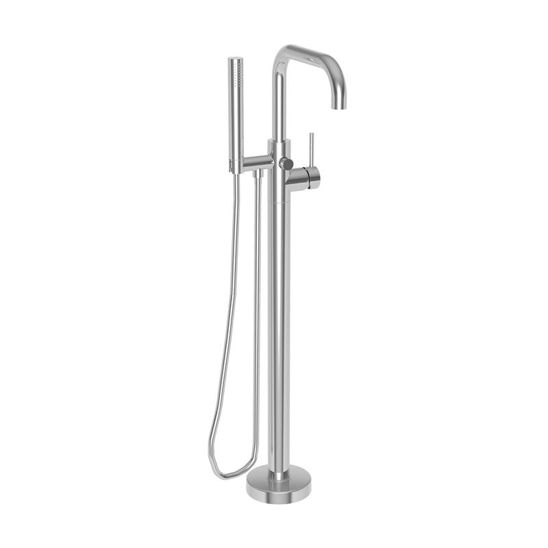 Newport Brass East Square 1400-4261 Exposed Tub and Hand Shower Set - Free Standing - Stellar Hardware and Bath 