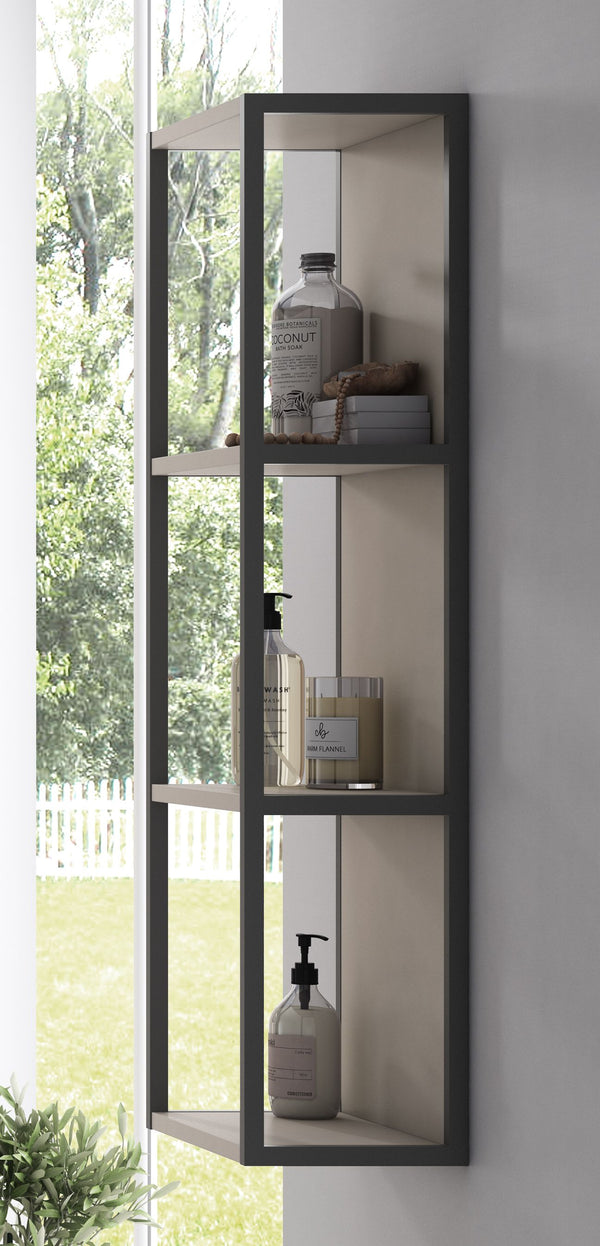 Lucena Bath Quarzo Scala Tall Open Unit - Stellar Hardware and Bath 