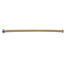 JACLO Flex Blonde (BLND) Decorative Cover Stainless Steel Flexible Braided 3/8" O.D. x 7/8" I.D.- 16" Toilet Supply Line with Metal Nut - Stellar Hardware and Bath 