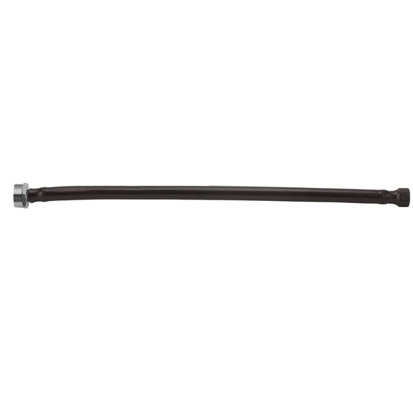 JACLO Flex Brunette (BRUN) Decorative Cover Stainless Steel Flexible Braided 3/8" O.D. x 7/8" I.D.- 16" Toilet Supply Line with Metal Nut - Stellar Hardware and Bath 