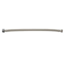 JACLO Flex GREY Decorative Cover Stainless Steel Flexible Braided 3/8" O.D. x 7/8" I.D.- 12" Toilet Supply Line with Metal Nut - Stellar Hardware and Bath 