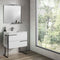 Lucena Bath 32" White Scala Vanity with Legs and Towel Bar - Stellar Hardware and Bath 