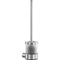 Cool Lines CSB108 
Crystal Steel Wall Mounted Toilet Brush - Stellar Hardware and Bath 