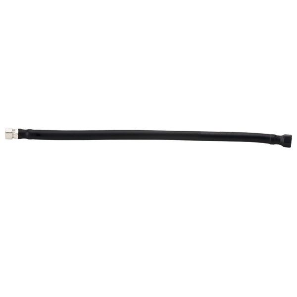 JACLO Flex Black (BLAK) Decorative Cover Stainless Steel Braided 3/8" O.D. x 3/8" O.D. Male 20" Extension Supply Line - Stellar Hardware and Bath 
