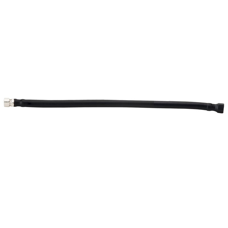 JACLO Flex Black (BLAK) Decorative Cover Stainless Steel Braided 3/8" O.D. x 3/8" O.D. Male 20" Extension Supply Line - Stellar Hardware and Bath 