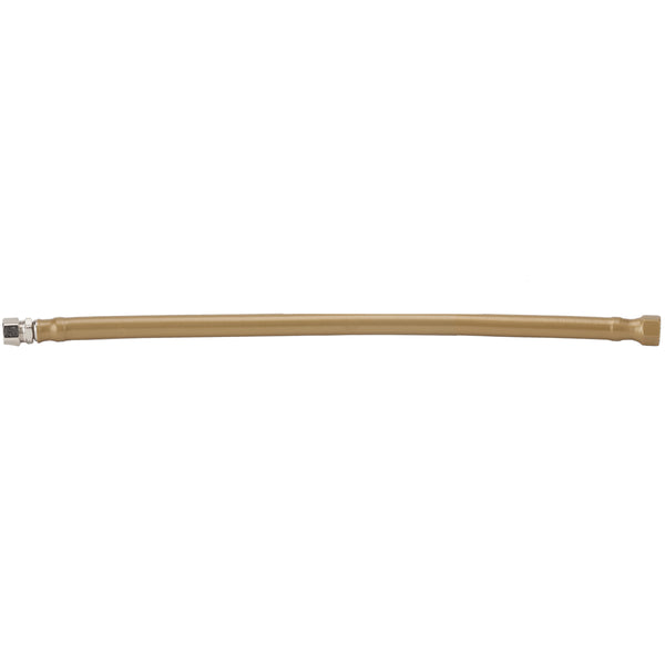 JACLO Flex Blonde (BLND) Decorative Cover Stainless Steel Braided 3/8" O.D. x 3/8" O.D. Male 20" Extension Supply Line - Stellar Hardware and Bath 