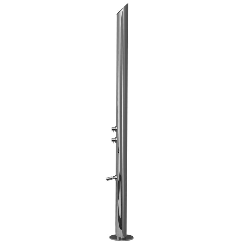 Aqua Adagio Outdoor Shower Column- Floor Install - Stellar Hardware and Bath 