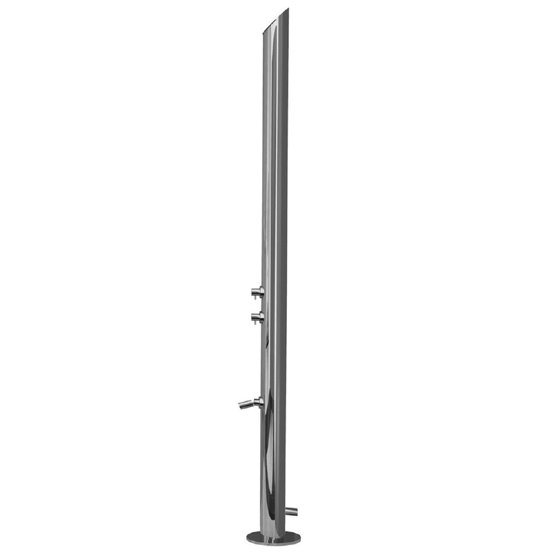 Aqua Adagio Outdoor Shower Column-Exposed - Stellar Hardware and Bath 