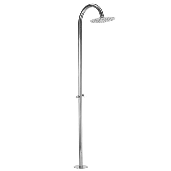 Aqua Staccato Outdoor Shower Column - Floor Install - Stellar Hardware and Bath 