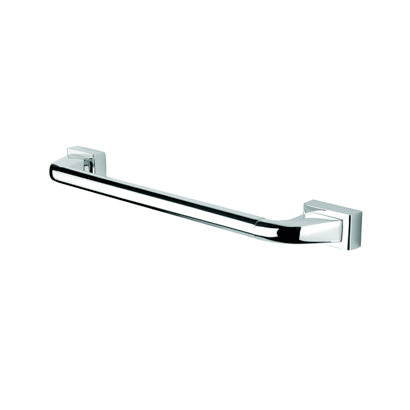 BloQ Collection 14 Inch Chrome Shower Grab Bar - Stellar Hardware and Bath 