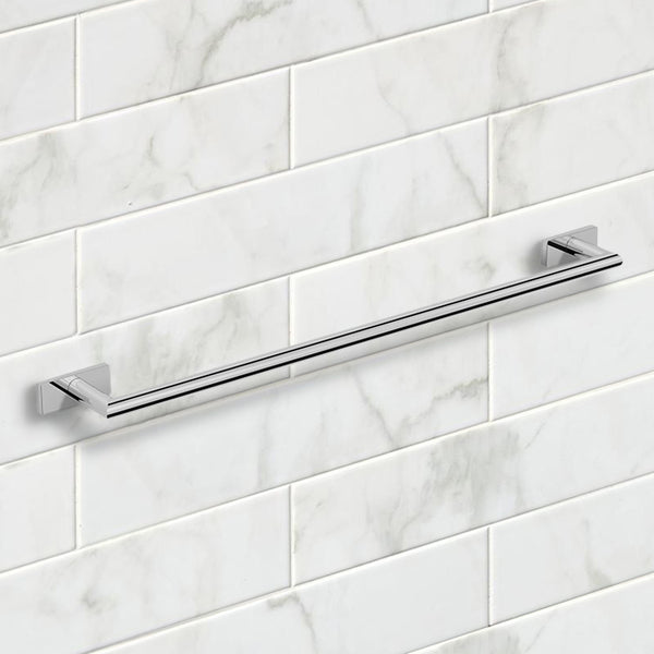 Boutique Hotel 26 Inch Polished Chrome Towel Bar - Stellar Hardware and Bath 