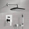 Orsino Chrome Shower System with 10" Rain Shower Head and Hand Shower - Stellar Hardware and Bath 