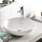 Zero Round White Ceramic Vessell Sink - Stellar Hardware and Bath 