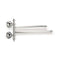 Elite Gold 15 Inch Classic Style Double Towel Bar with Swivel - Stellar Hardware and Bath 